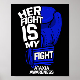 Poster Sua Luta É Minha Luta Distúrbio de Movimento Ataxi