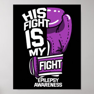 Poster Sua Luta É Minha Luta Epilepsia Crise Neurológica