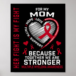 Poster Sua Luta É Minha Luta Mamãe Conscientização do Mie