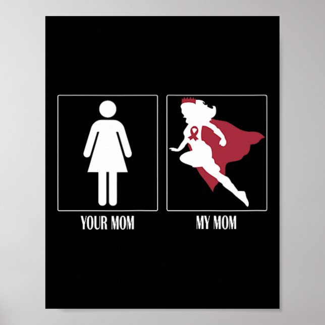 Poster Sua Mãe Vs Minha Mãe O Guerreiro Da Célula Doente  (Frente)