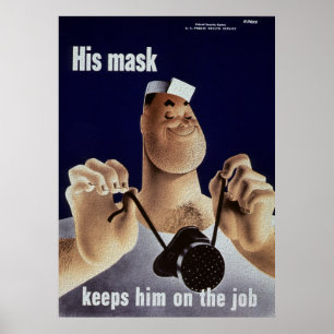 Poster Sua máscara