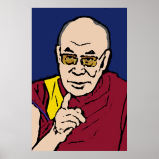 Póster Sua Santidade o Dalai Lama