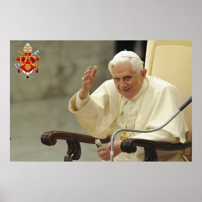 Póster Sua Santidade o Papa Bento XVI (Frente)