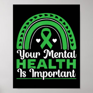 Poster Sua Saúde Mental É Importante Para A Saúde Mental