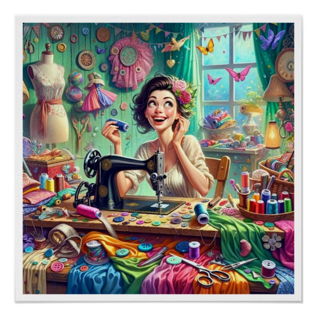 Póster Sua série de Artesanatos encantadora (Frente)