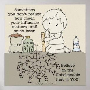 Poster Suas matérias da influência