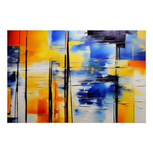 Póster Suavidade do abstrato