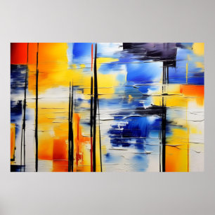 Poster Suavidade do abstrato