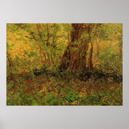 Póster Sub-bosque por Vincent van Gogh