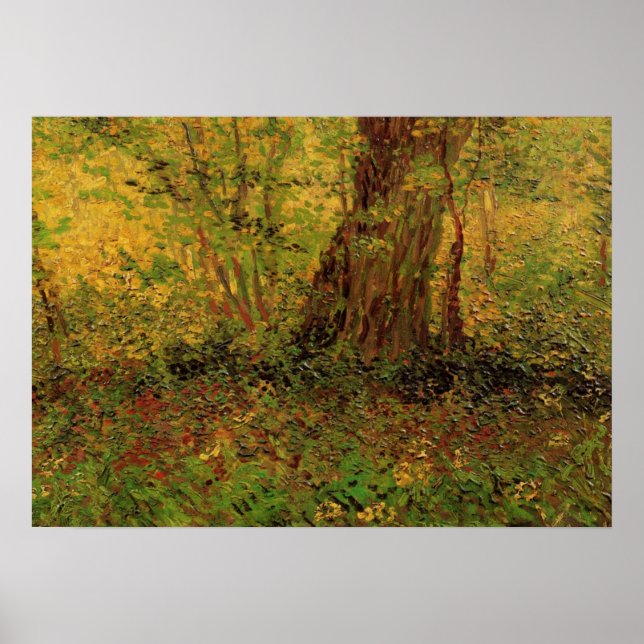 Póster Sub-bosque por Vincent van Gogh (Frente)