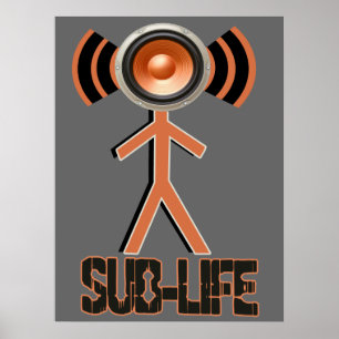 Poster Sub Life Dubstep