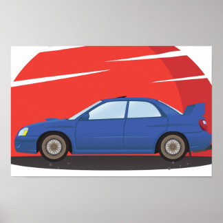 Poster Subaru Impreza STI
