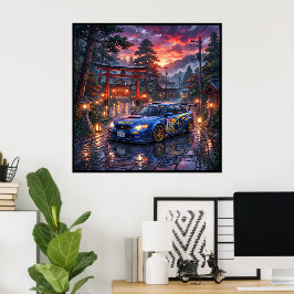 Poster Subaru Legacy Touring Car
