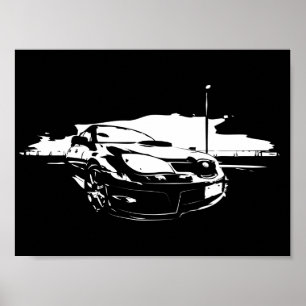 Poster Subaru Sti (PERSONALIZADO)