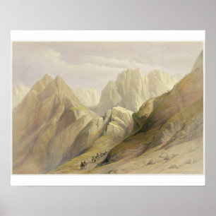 Póster Subida da escala mais baixa de Sinai, o 18 de