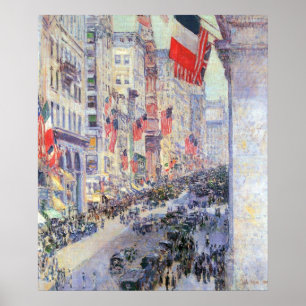 Poster Subindo a Avenida da Rua 34, Maio de 1917 por Hass