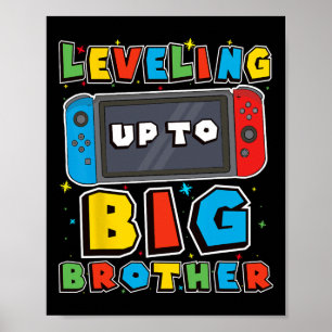 Poster Subindo de Nível Para Irmão Mais Velho Para Menino