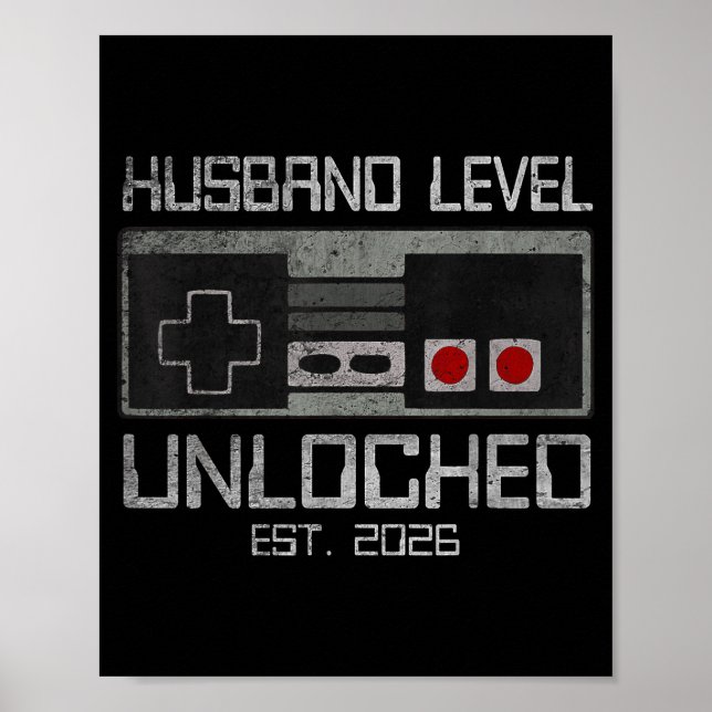 Poster Subindo de Nível para Marido 2026 Bacharel Nivelad (Frente)