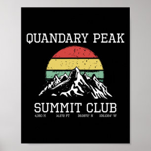 Poster Subiu ao Clube de Trilha do Cume do Pico Quandary