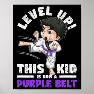 Poster Subiu de Nível Essa Criança Agora É Uma Faixa Roxa