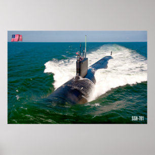 POSTER SUBMARINA DE ATAQUE RÁPIDO - SSN-781
