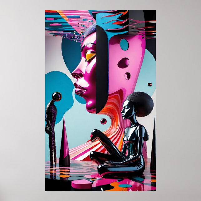 Poster Submersa no Novo Mundo (Frente)