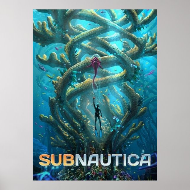 Poster Subnáutica (Frente)