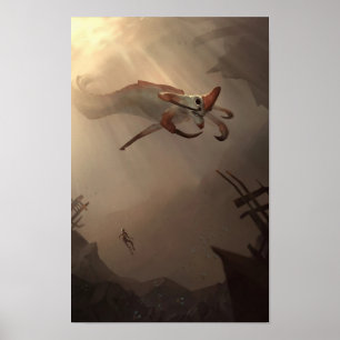 Poster Subnautica - Reaper Leviathan