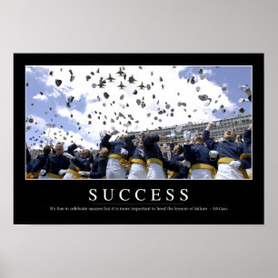 Poster Sucesso: Citações inspiradas