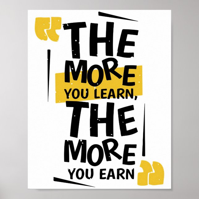 Poster Sucesso Cite O Mais Que Você Aprende (Frente)