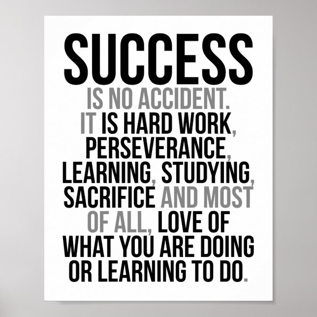 Poster Sucesso Não É Acidente (Frente)