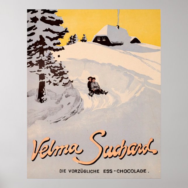 Poster Suchard Velma, Die Vorzügliche Ess Chocolade (Frente)