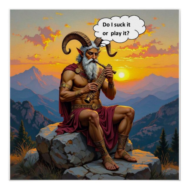 Póster Suck it or play it (Frente)