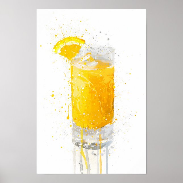 Poster Suco de Laranja (Frente)