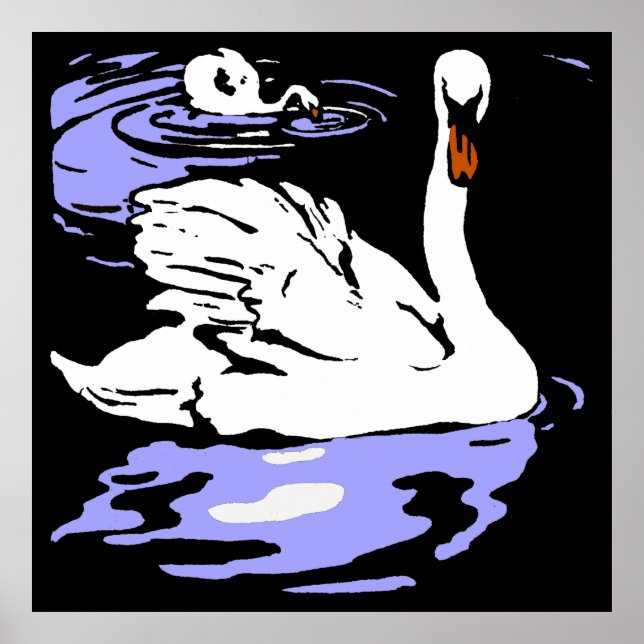 Póster Sucos vitoriosos de animais de criação de madeira (Frente)