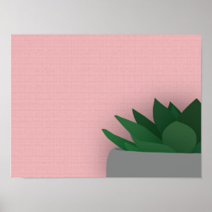 Poster Suculente minimalista