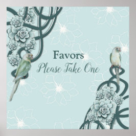 Poster Sucultivos Verdes do Pinheiro Azul