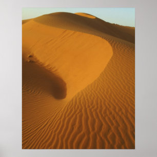 Póster Sudão, Norte (Nubia), dunas no deserto
