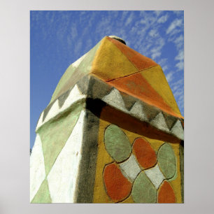 Póster Sudão, Norte (Nubia), Teto Decorrido