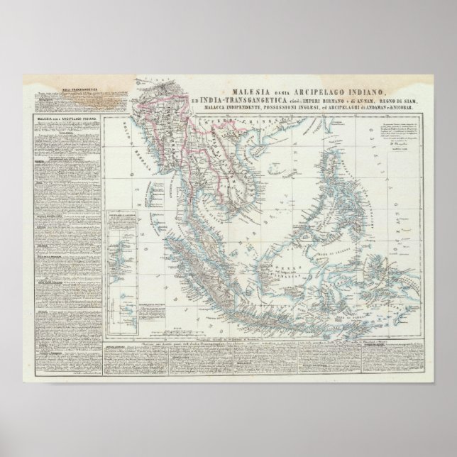 Póster Sudeste Asiático (Frente)