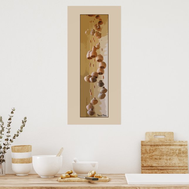 Poster Sudoeste Terra Cotta Wind Chime (Cozinha)