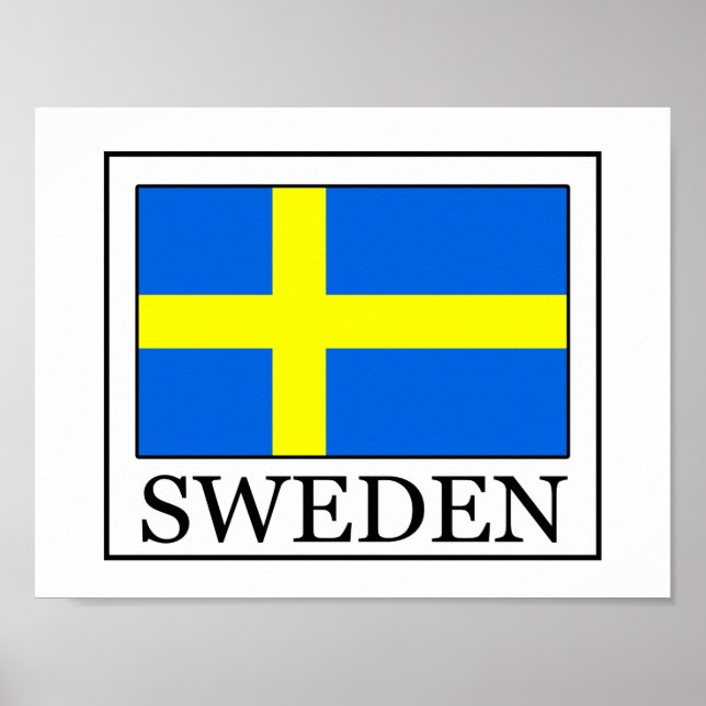 Poster Suecia (Frente)