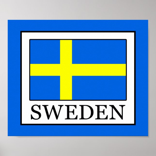 Poster Suecia (Frente)