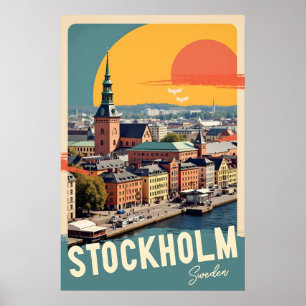 Poster Suecia de Estocolmo