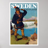 Suecia de Viagem de aplicação de Vintage