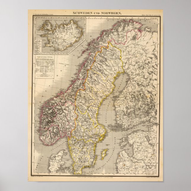 Poster Suecia e Noruega 5 (Frente)