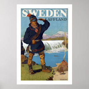 Poster Suecia ~ Lappland