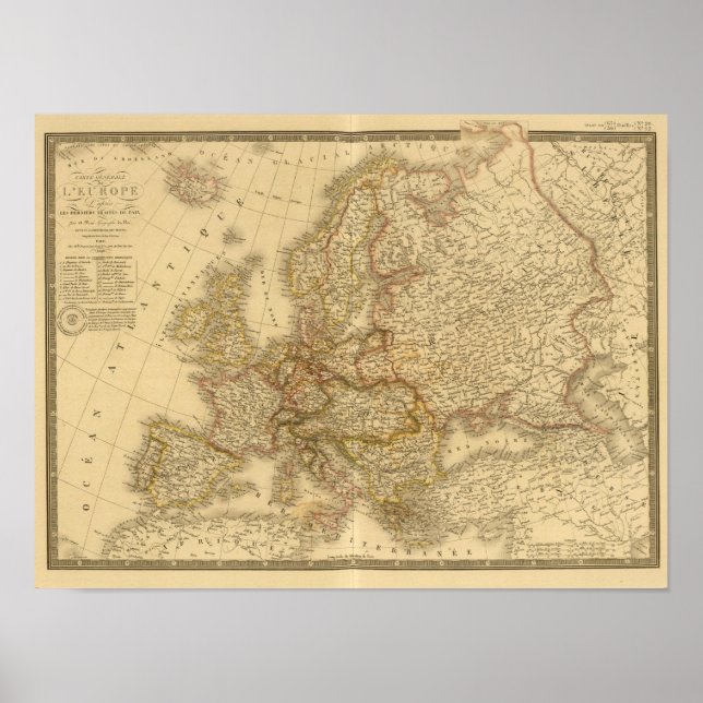 Póster Suecia, Noruega e Dinamarca (Frente)