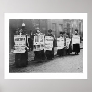 Poster Suffragettes Vote em Mulheres, Londres