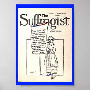 Poster Sufrágio de mulher cópia alterada Notícias supe